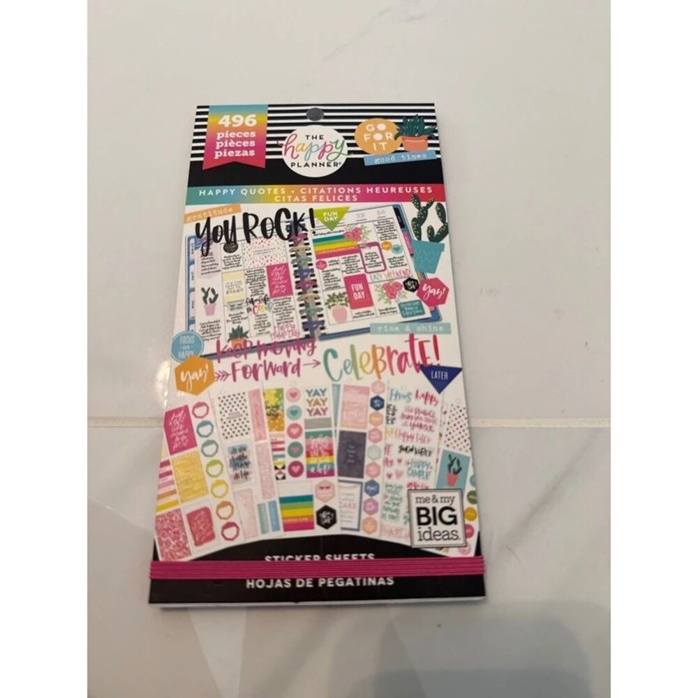 The happy planner sticker book Happy Quotes